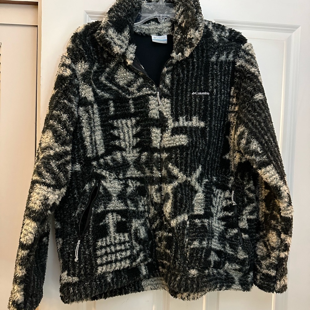 Columbia shearling zip jacket